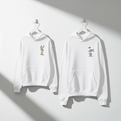 Bugs Bunny & Lola Bunny Couple Hoodies