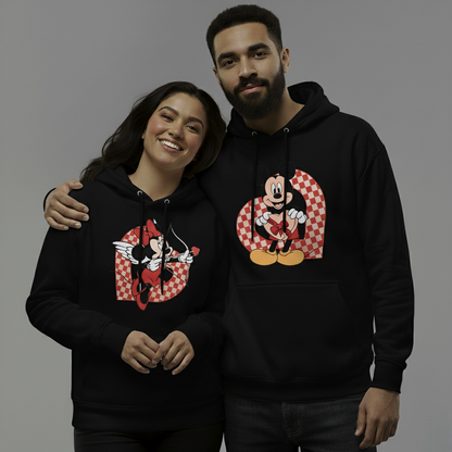 Mickey & Minnie Mouse Couple Hoodies