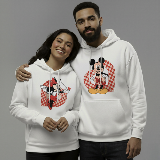 Mickey & Minnie Mouse Couple Hoodies