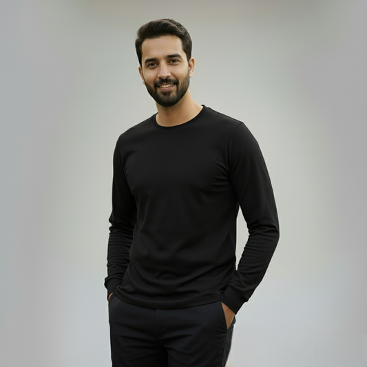 Round Neck Long Sleeve T-Shirts