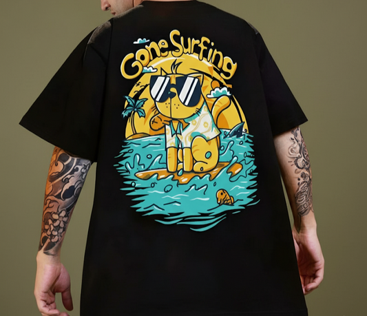 Gone Surfing Graphic Oversize T-Shirt