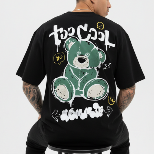 Too Cool Teddy Graphic Oversize T-Shirt