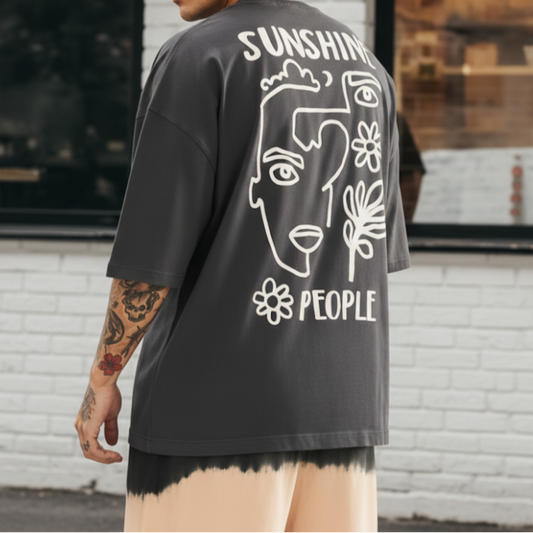 Sunshine People Graphic Oversize T-Shirt