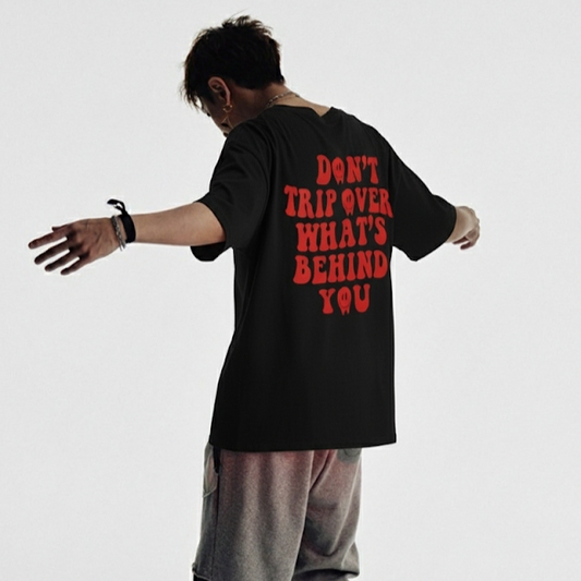 Don't Trip Graphic Oversize T-Shirt