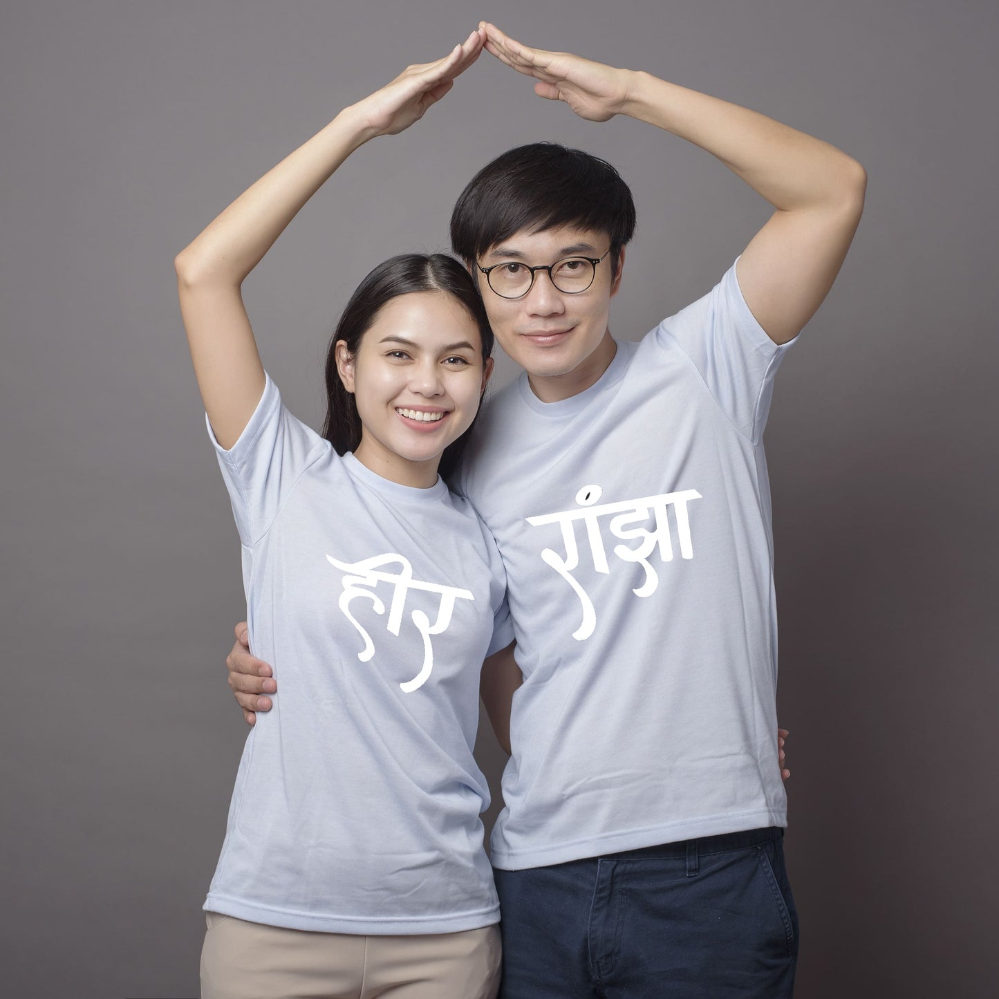 Heer & Ranjha Theme Couple T-Shirt
