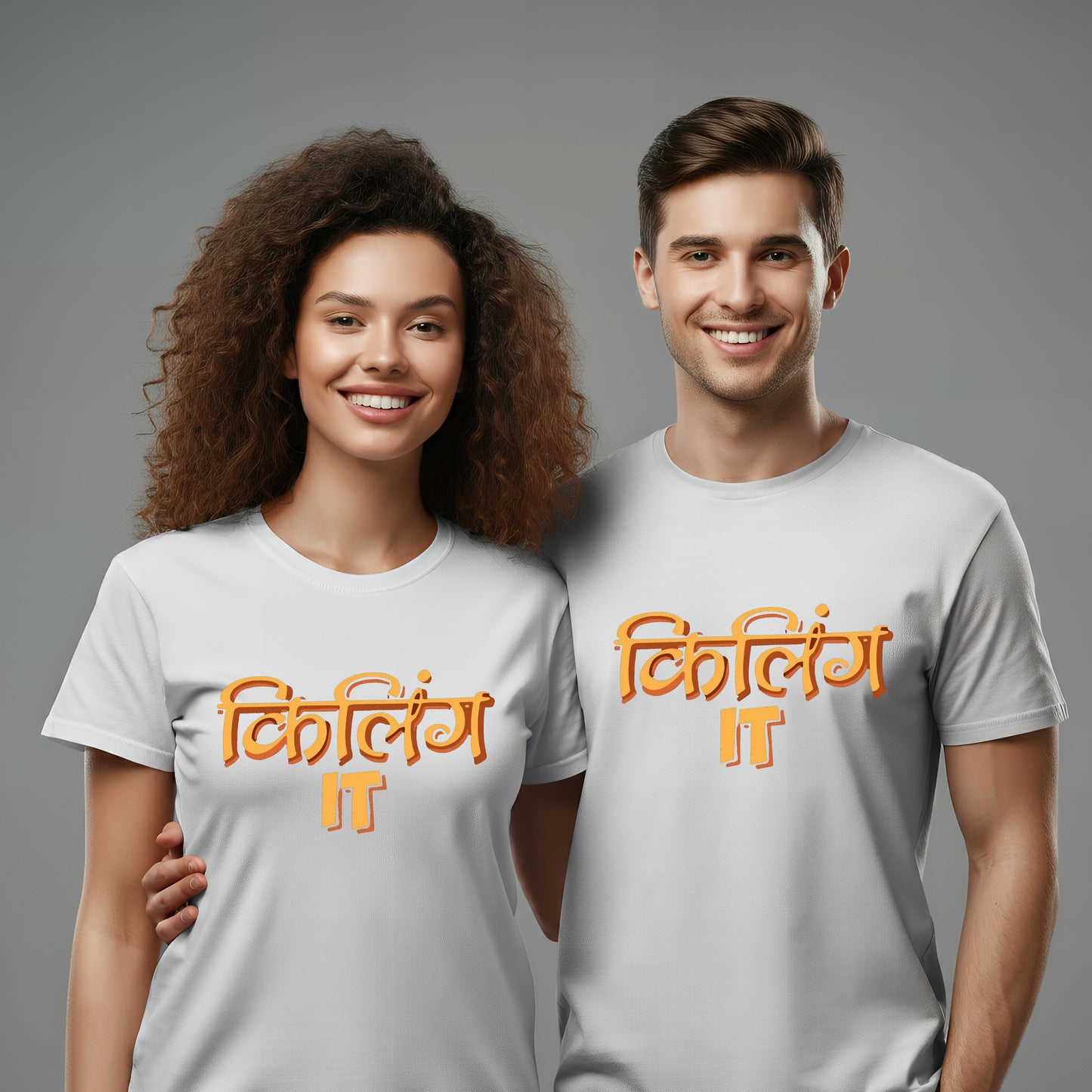 Killing It Short Sleeve Couple T-Shirts