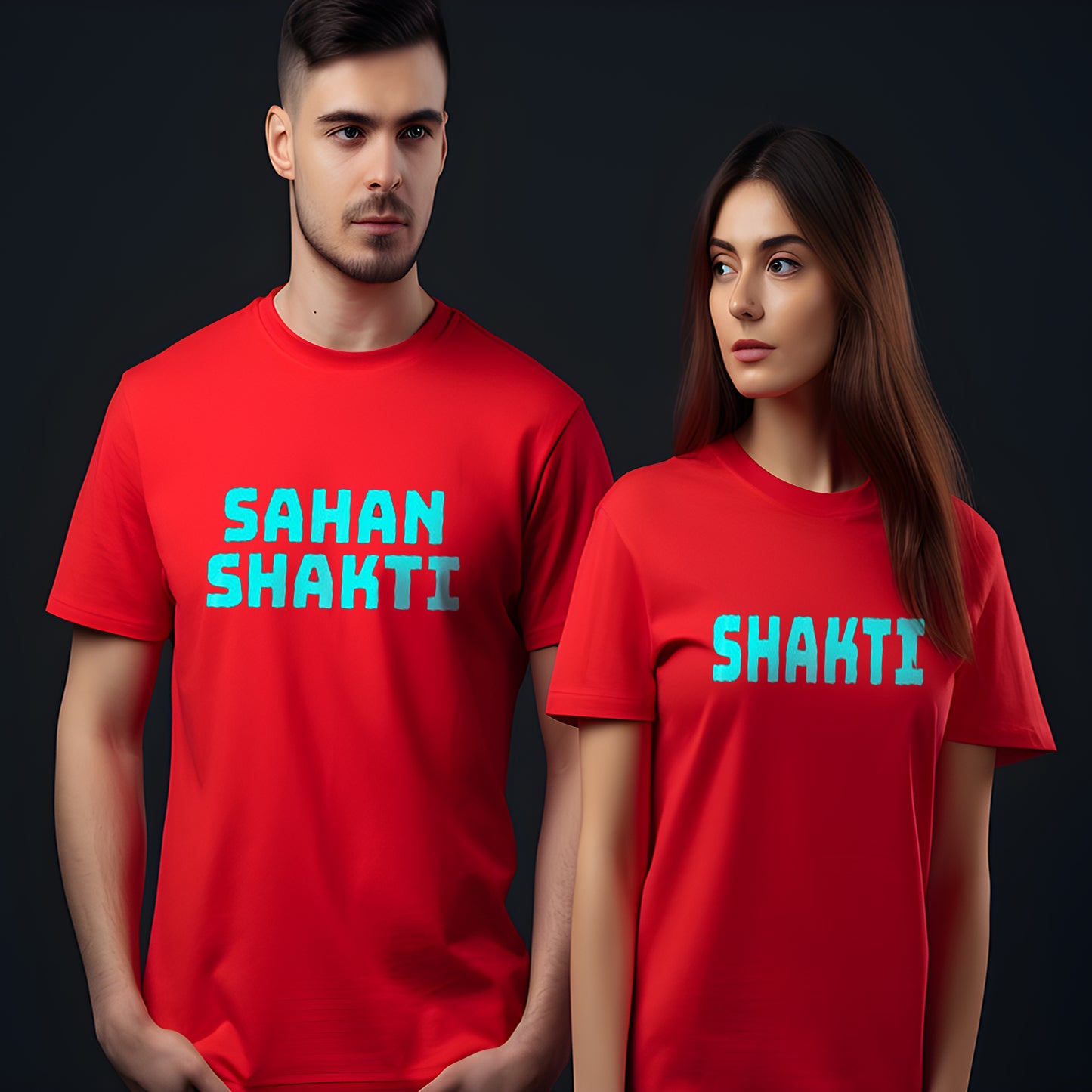 Shakti & Sahanshakti Couple T-Shirts