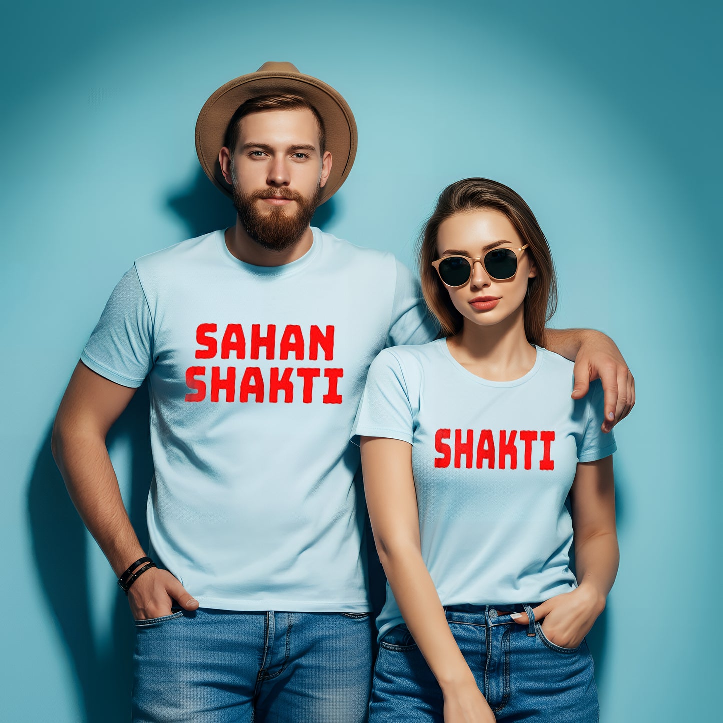 Shakti & Sahanshakti Couple T-Shirts